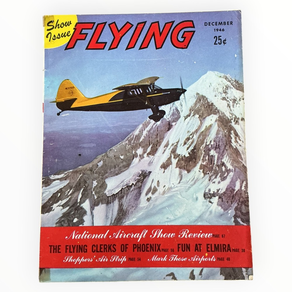 Flying Magazine December 1946 National Aircraft Show Bell 47 Navion Aviation